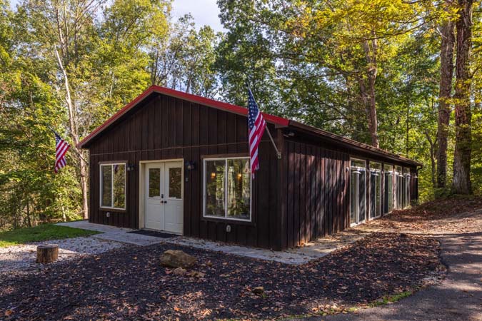 Luxury lodge escape in Hocking Hills Ohio